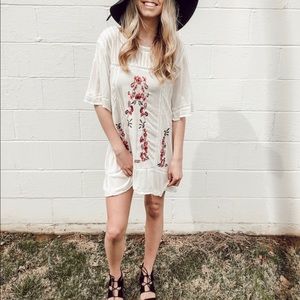 White Floral Dress